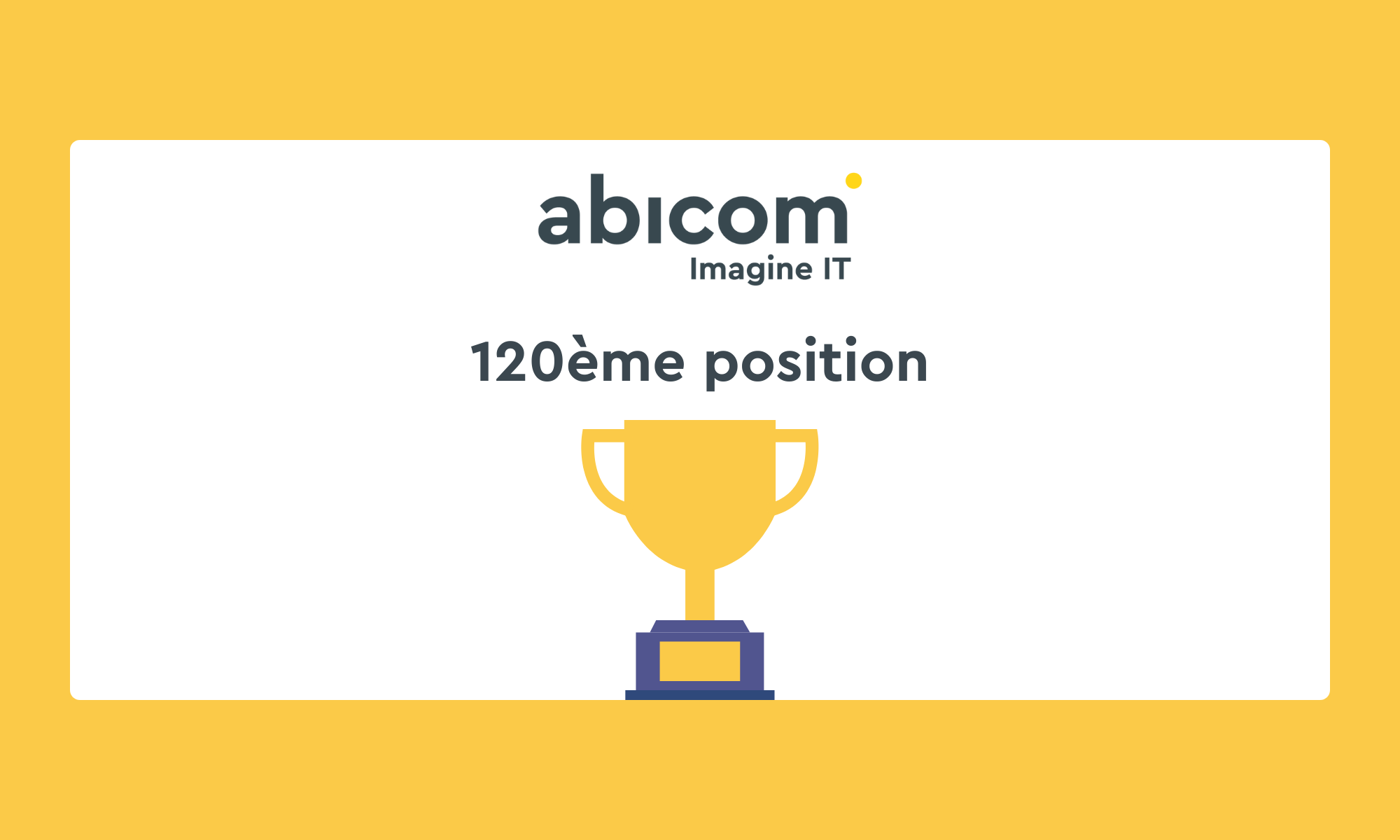 Abicom à la 120ème position des entreprises auvergnates